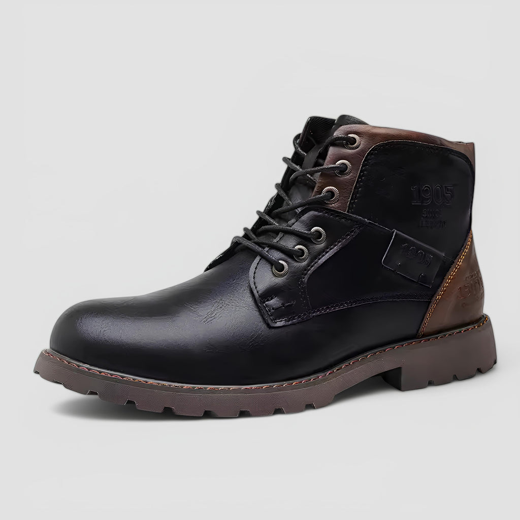 Herren - Lederstiefel - Hochwertigem Leder - Schlanke Design - Elegante Stiefel