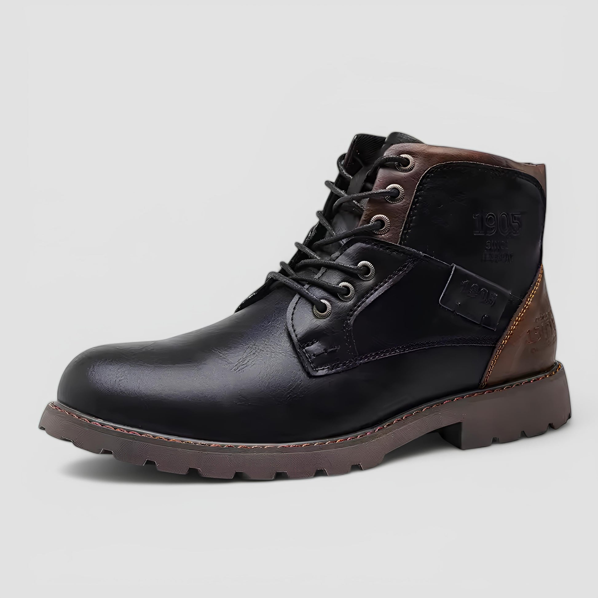 Herren - Lederstiefel - Hochwertigem Leder - Schlanke Design - Elegante Stiefel