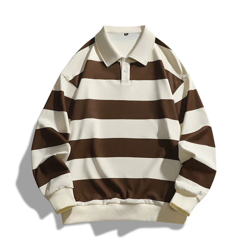Herren - Baumwoll Polo Pullover - Weich und stilvoll - Ideal für Freizeit und lässige Outfits