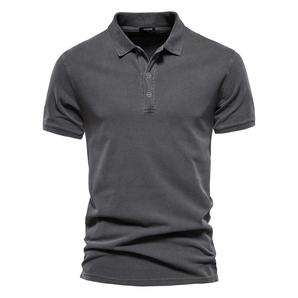 Herren - Kurzarm-Poloshirt - Weiches Material - Bequeme Alltagskleidung für stilvolle Outfits