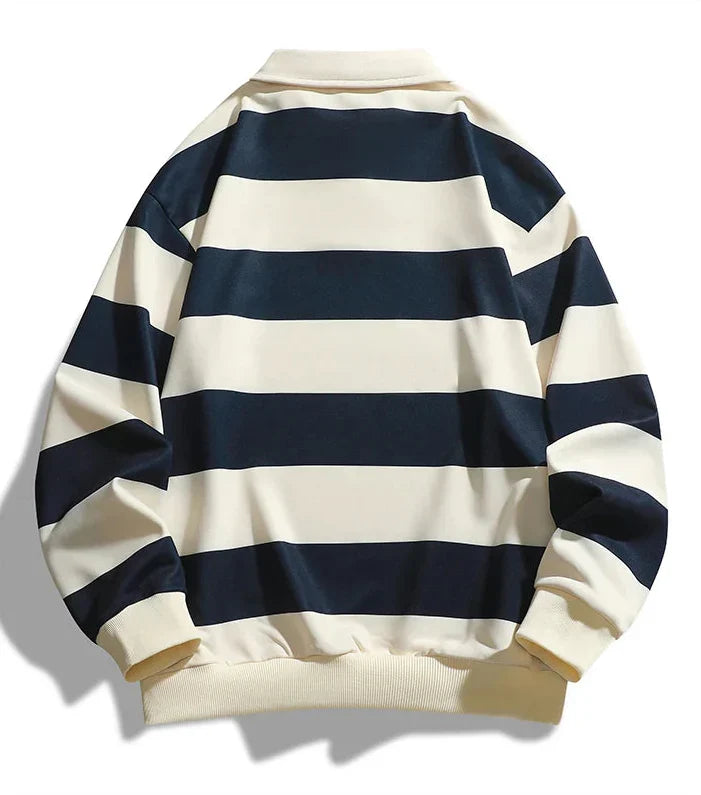 Herren - Baumwoll Polo Pullover - Weich und stilvoll - Ideal für Freizeit und lässige Outfits