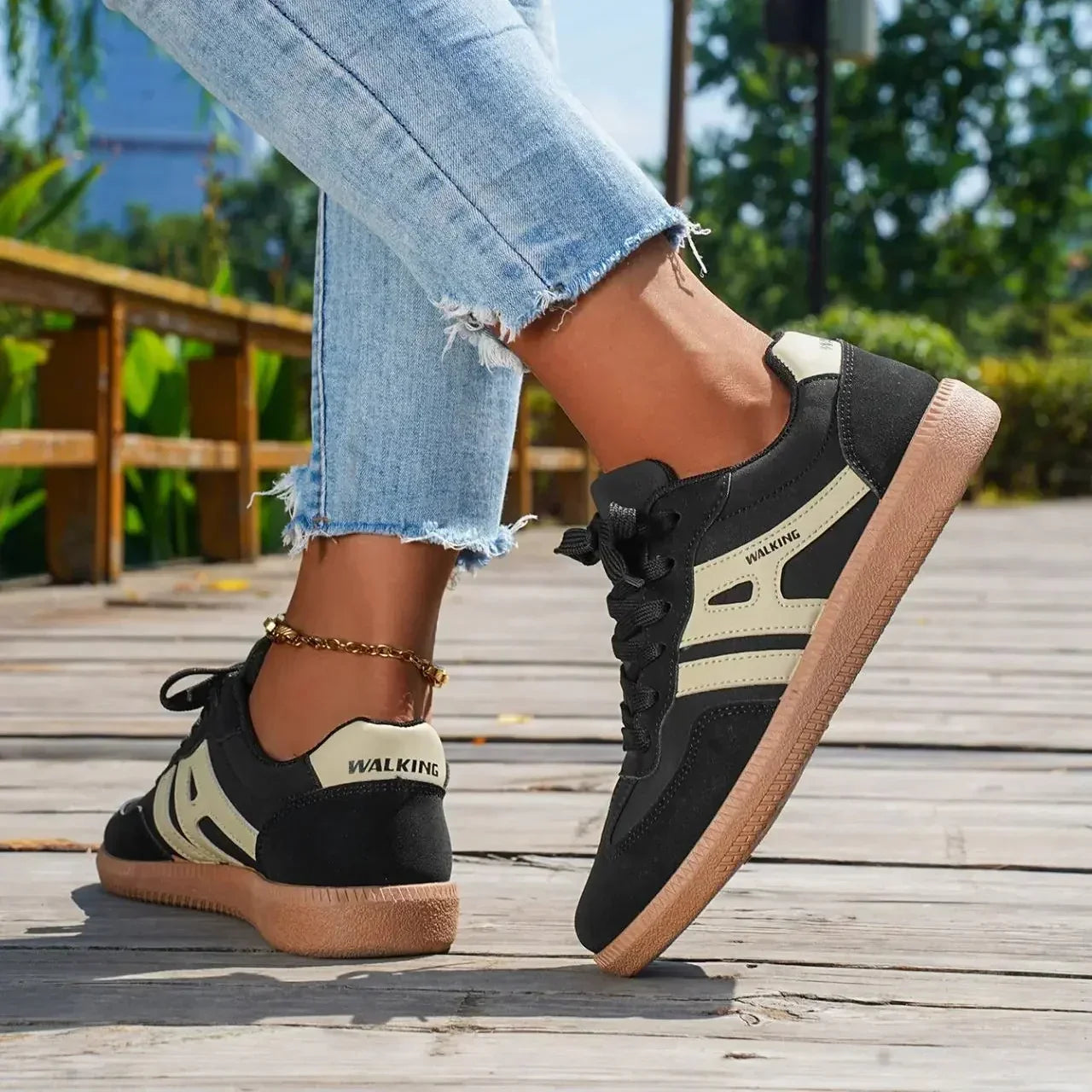 Damen - Bequeme Schuhe - Atmungsaktives Material - Stylisches Design für jeden Anlass