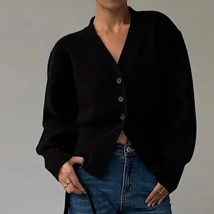 Damen - Gemütlicher Strickpullover - Weicher Stoff - Unverzichtbares Kleidungsstück für jeden Kleiderschrank