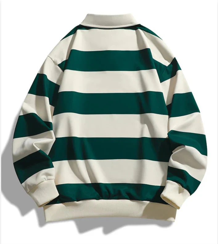 Herren - Baumwoll Polo Pullover - Weich und stilvoll - Ideal für Freizeit und lässige Outfits