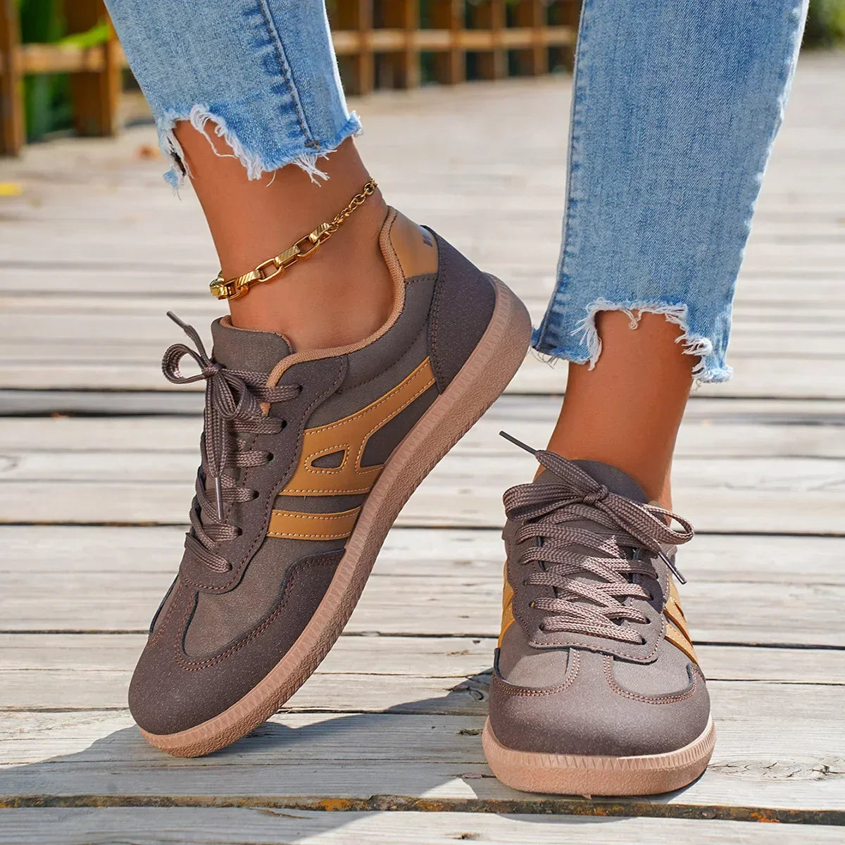 Damen - Bequeme Schuhe - Atmungsaktives Material - Stylisches Design für jeden Anlass