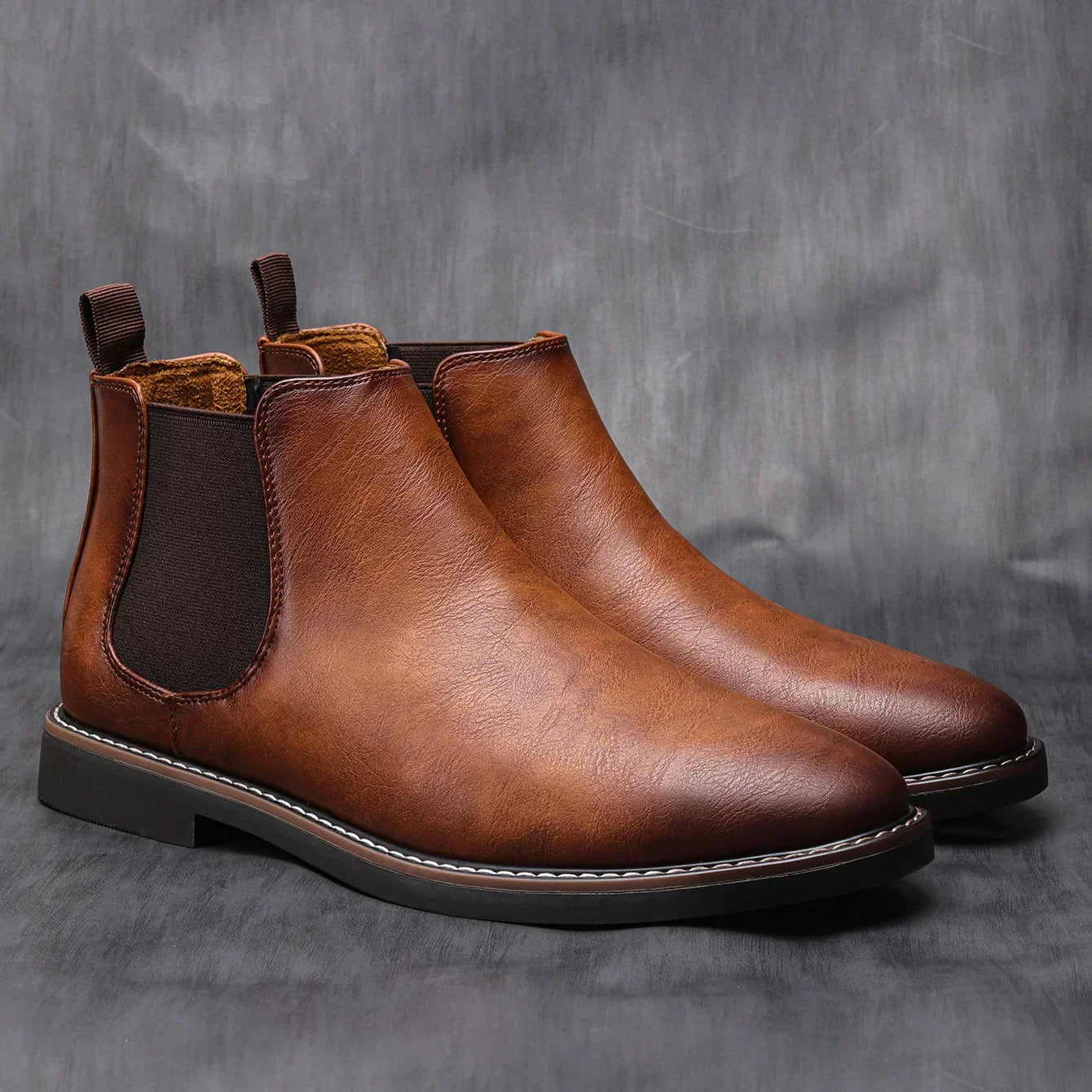Herren - Chelsea Boots - Strapazierfähiges Leder - Zeitloser Klassischer Stil - Stil und Komfort