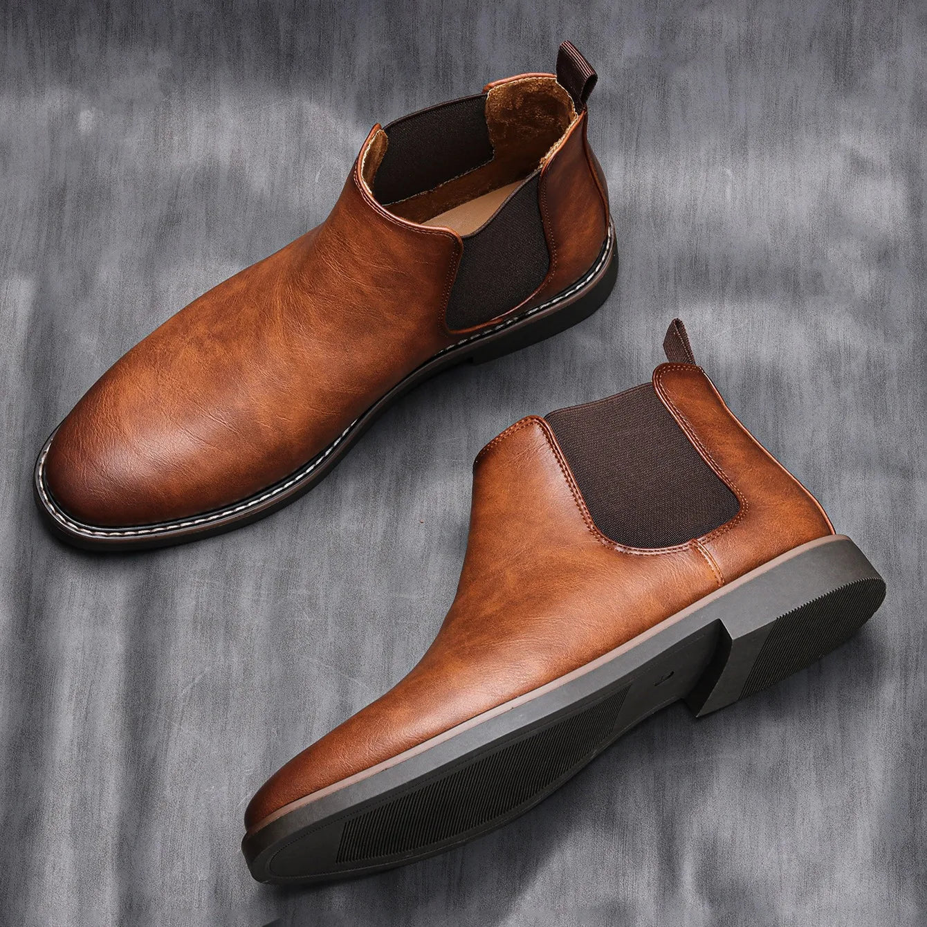 Herren - Chelsea Boots - Strapazierfähiges Leder - Zeitloser Klassischer Stil - Stil und Komfort