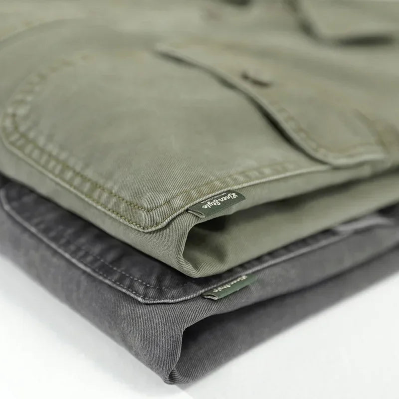 Herren - Jacke - Baumwoll-Denim - Klassische Passform & Lässiger Stil - Ideale Alltags-Outerwear für jeden Anlass