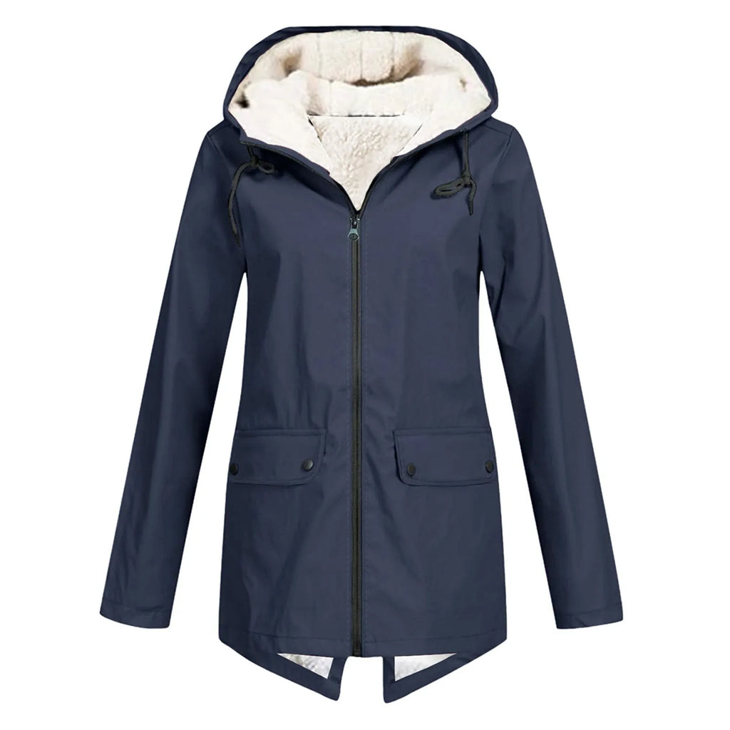 Damen - Regenjacke - Wasserdichten und winddichten - Leicht und stylisch für jedes Outdoor-Abenteuer