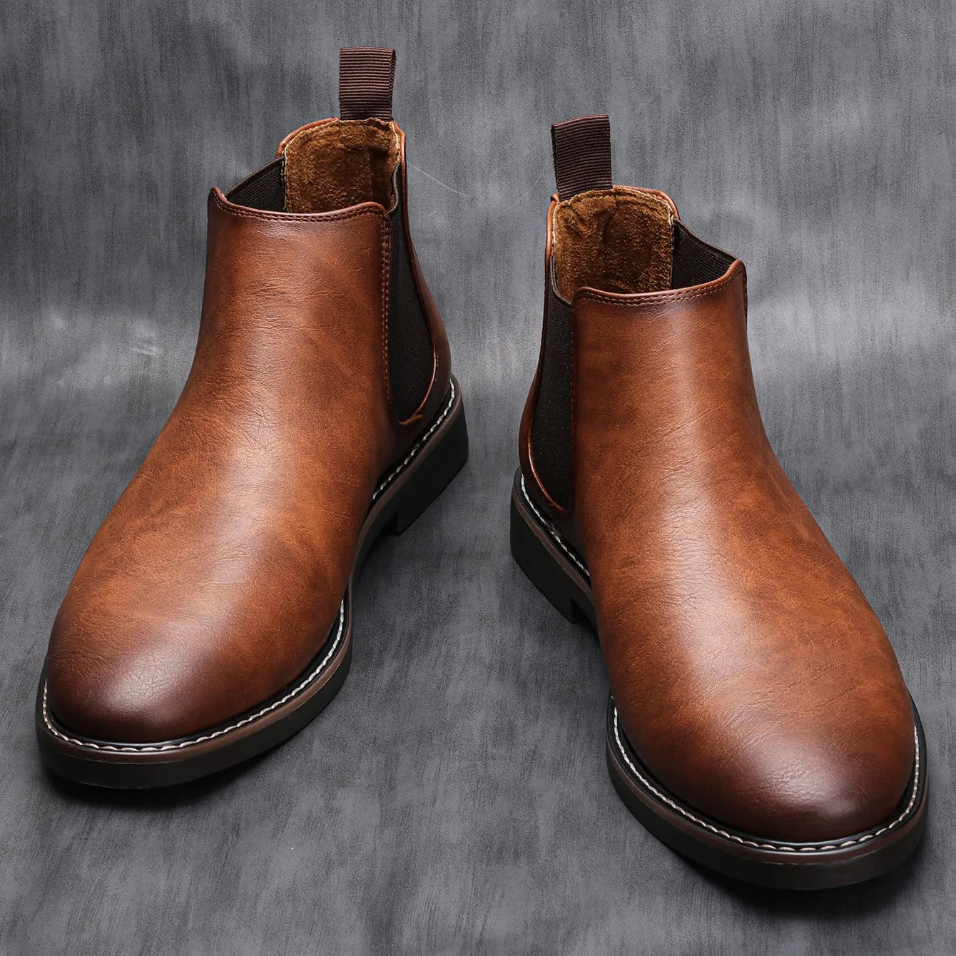 Herren - Chelsea Boots - Strapazierfähiges Leder - Zeitloser Klassischer Stil - Stil und Komfort