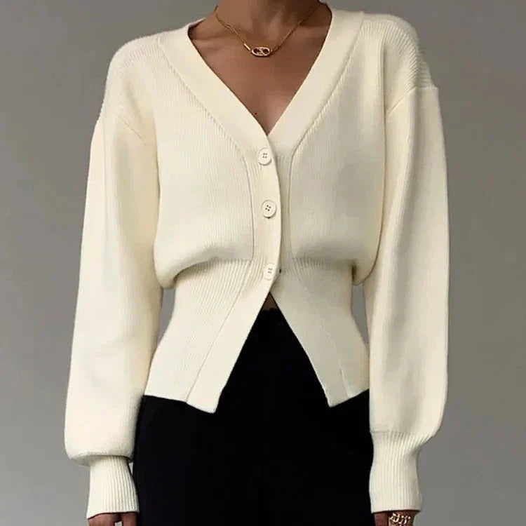 Damen - Gemütlicher Strickpullover - Weicher Stoff - Unverzichtbares Kleidungsstück für jeden Kleiderschrank