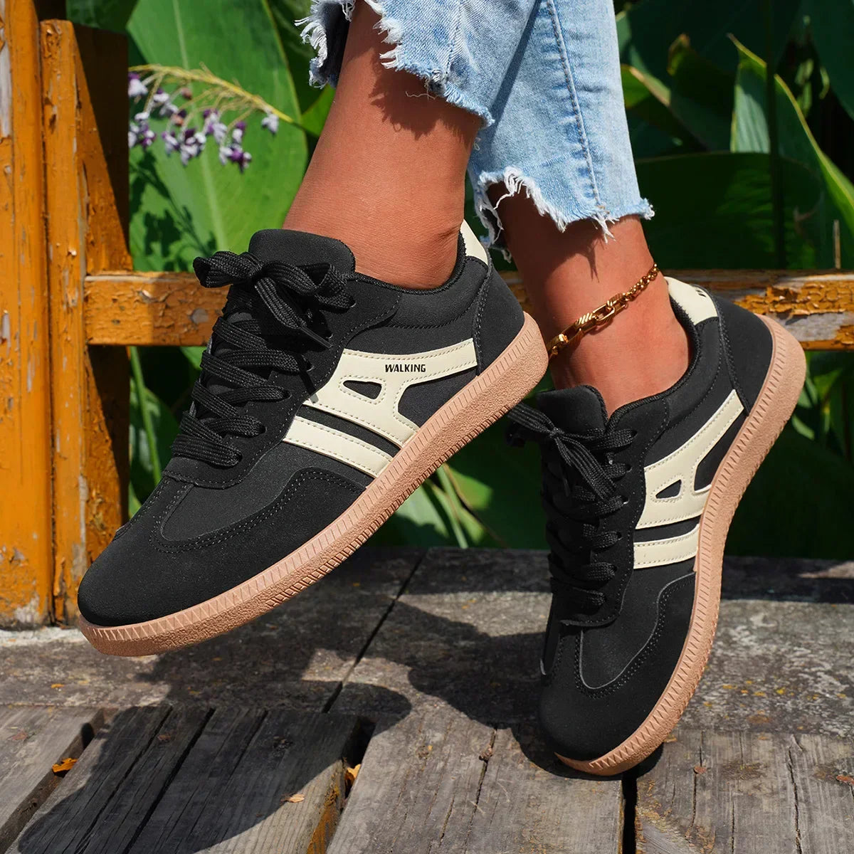 Damen - Bequeme Schuhe - Atmungsaktives Material - Stylisches Design für jeden Anlass