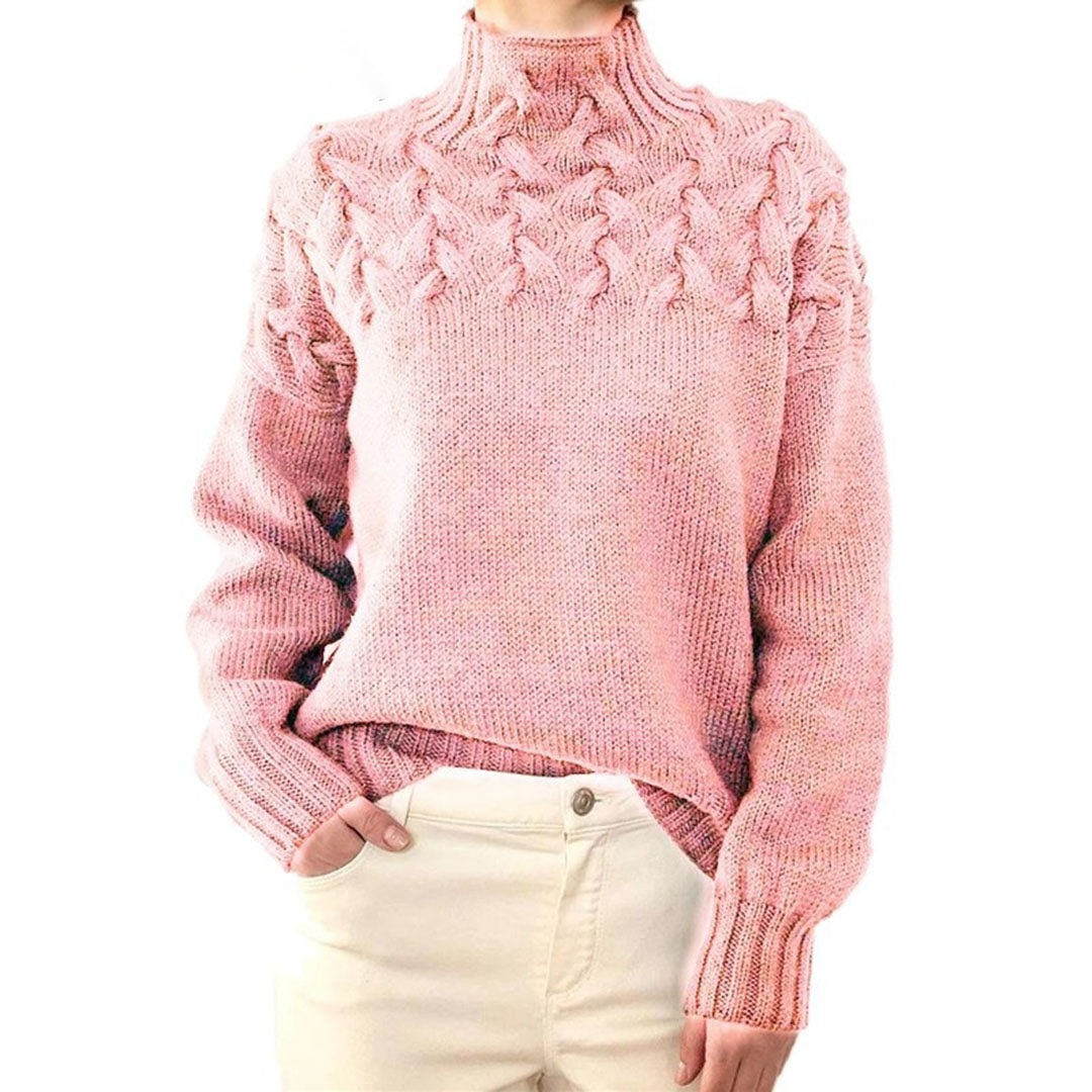 Damen - Kaschmir-Strickpullover - Gemütlicher Stil - Mühelose Eleganz für jeden Anlass
