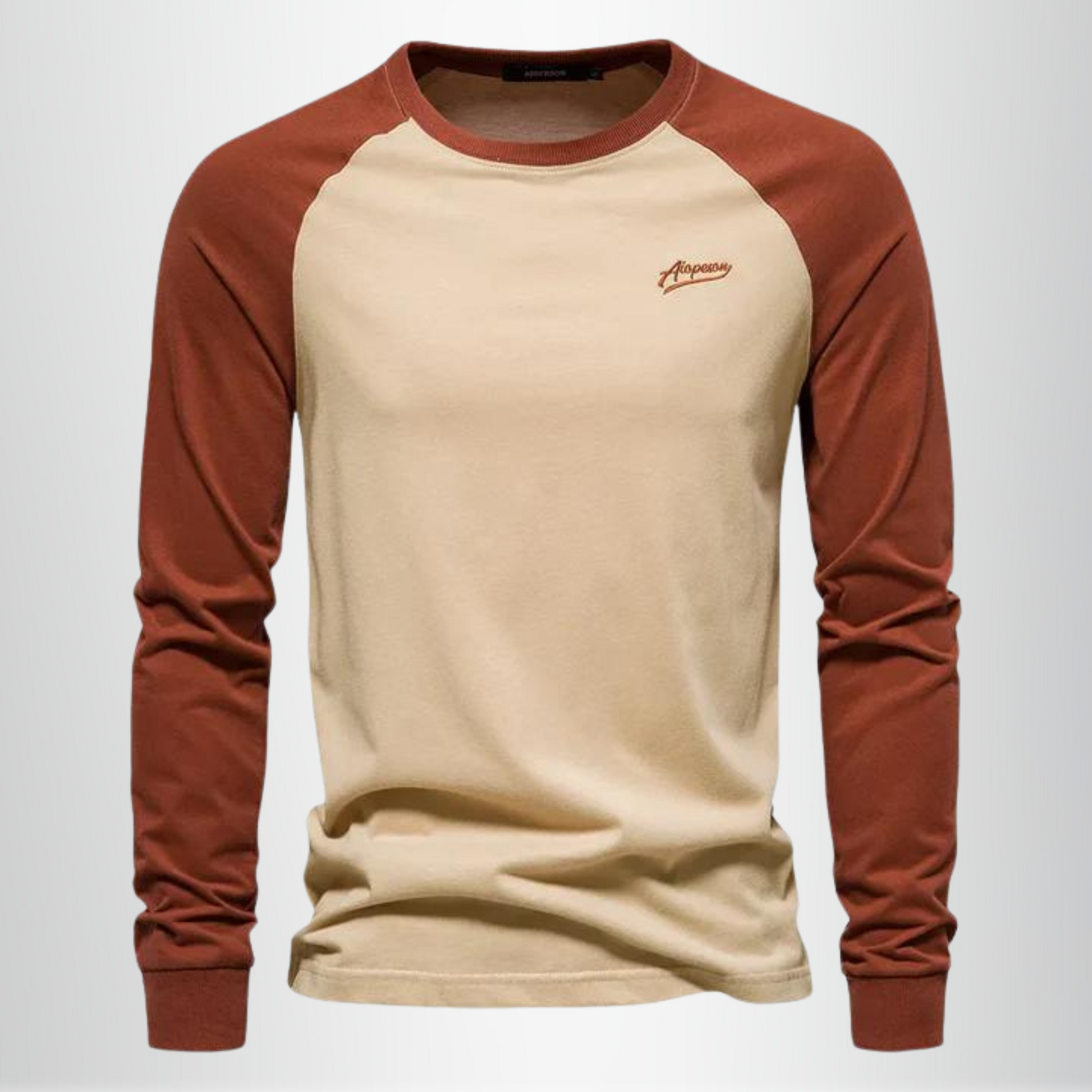 Herren - Langarm T-Shirt - Weiche Baumwollmischung - Lässige und bequeme Alltagsmode