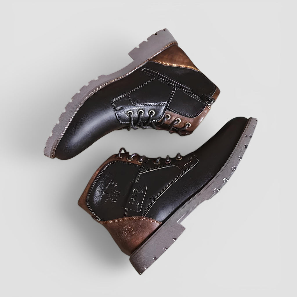 Herren - Lederstiefel - Hochwertigem Leder - Schlanke Design - Elegante Stiefel
