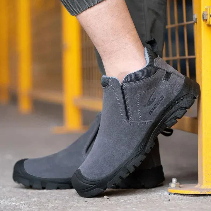 Herren - Sicherheitsschuhe für die Industrie - Strapazierfähiges Material - Rutschfester Grip für optimalen Halt
