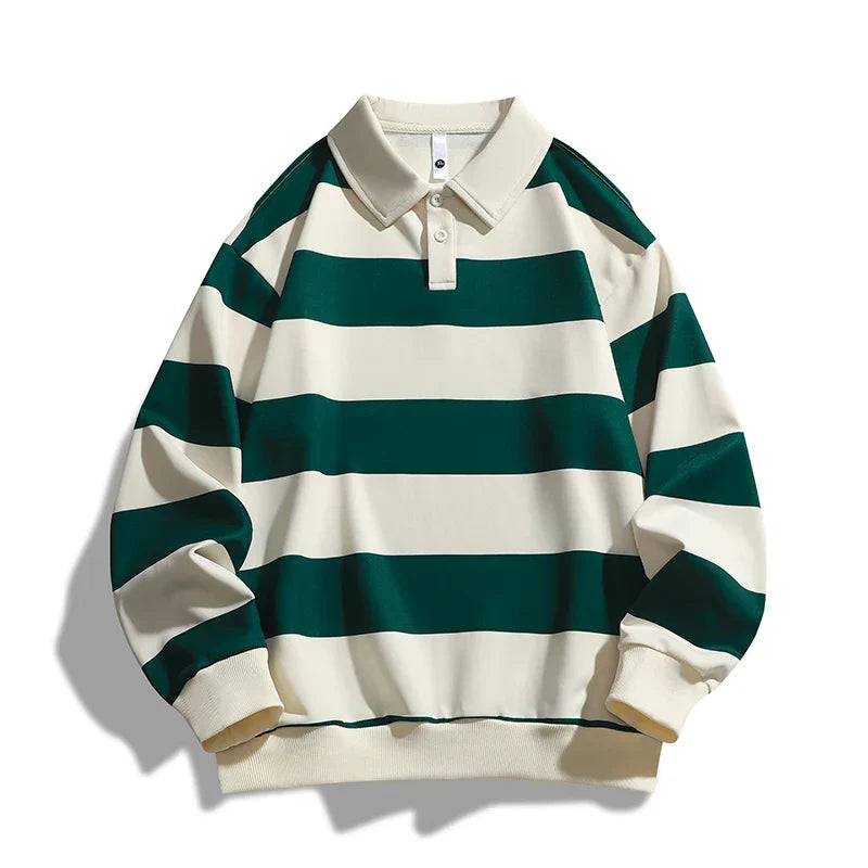 Herren - Baumwoll Polo Pullover - Weich und stilvoll - Ideal für Freizeit und lässige Outfits