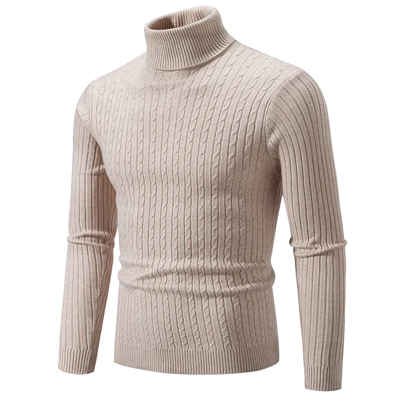 Herren - Rollkragenpullover - Kaschmir - Gemütlich, stilvoll und unverzichtbar für jede Schicht
