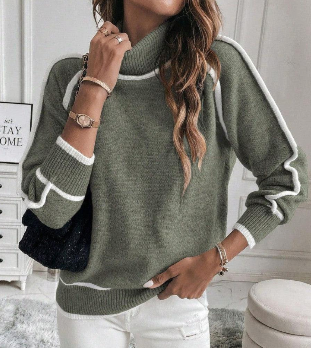 Damen - Stylischer Pullover - Weicher Strick - Gemütlicher Komfort für jeden Anlass