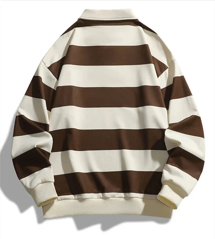 Herren - Baumwoll Polo Pullover - Weich und stilvoll - Ideal für Freizeit und lässige Outfits