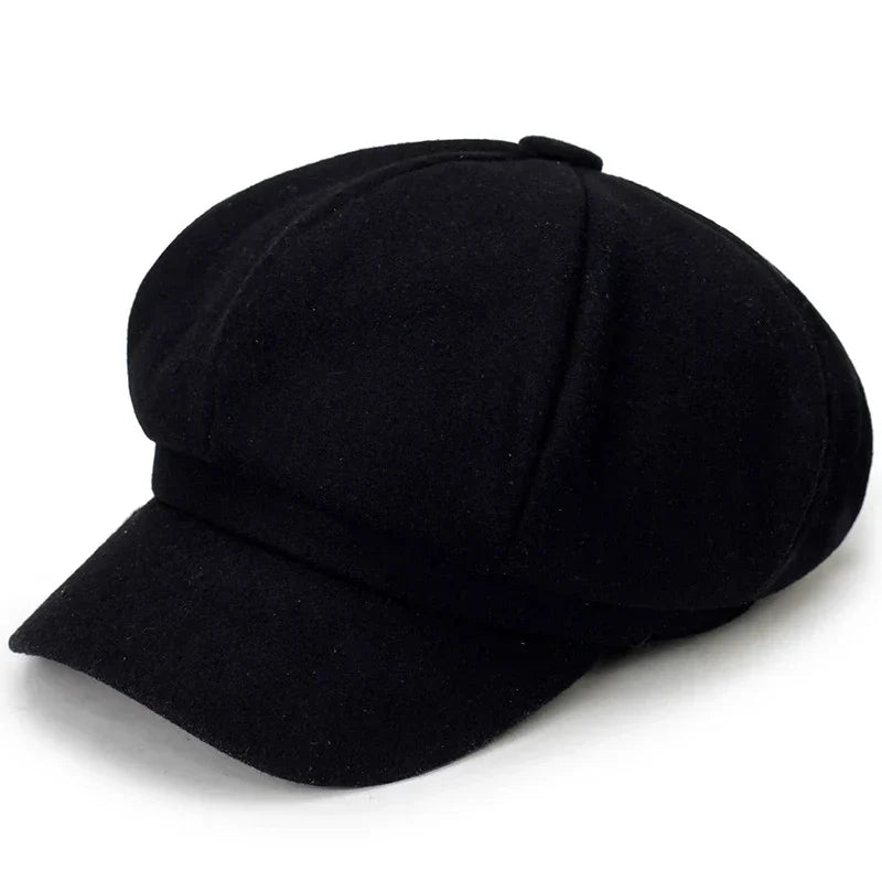 Herren - Baskenmütze - Warme Wollmischung - Trendiges Winteraccessoire für Stilbewusste