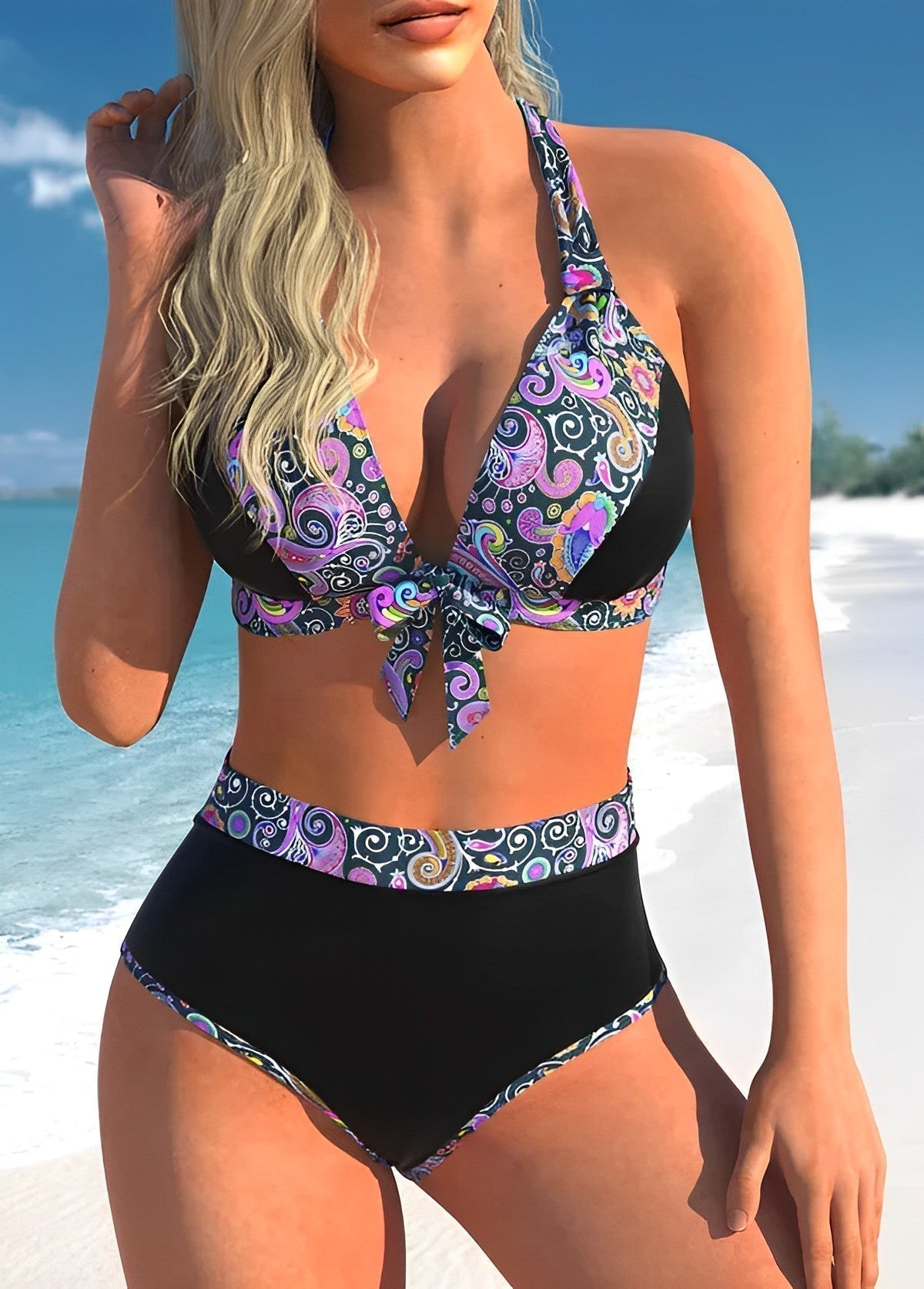 Imelda - Bikini mit Mandala-Druck
