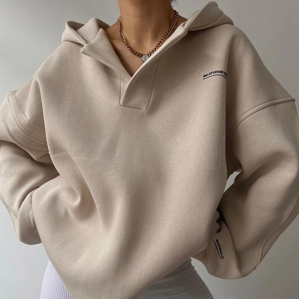 Damen - Pullover - Hochwertiger Stoff - Moderner Rundhalsausschnitt - Bequemer Strick - Stylische Freizeitmode
