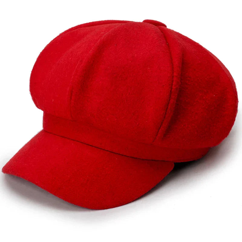 Herren - Baskenmütze - Warme Wollmischung - Trendiges Winteraccessoire für Stilbewusste