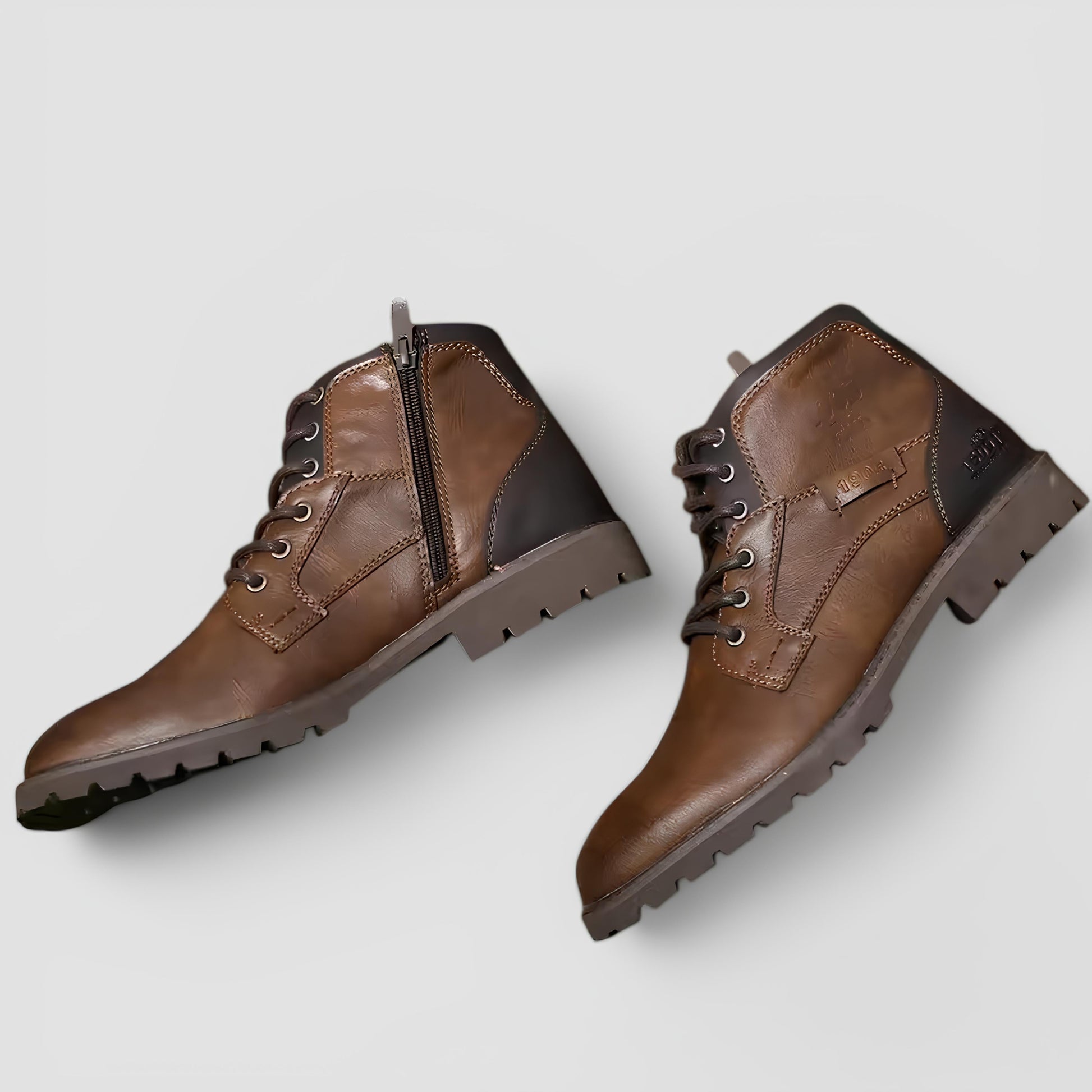 Herren - Lederstiefel - Hochwertigem Leder - Schlanke Design - Elegante Stiefel