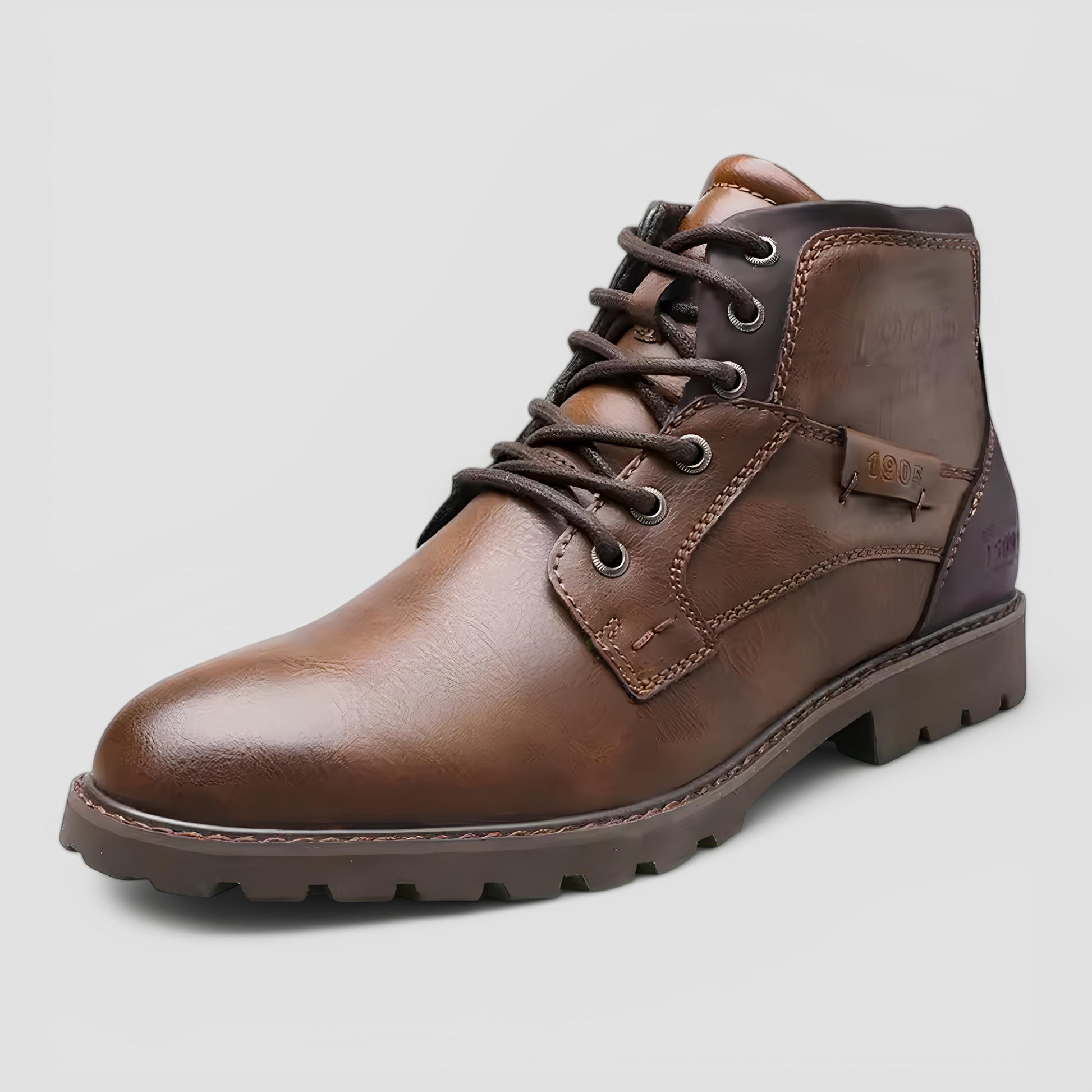 Herren - Lederstiefel - Hochwertigem Leder - Schlanke Design - Elegante Stiefel