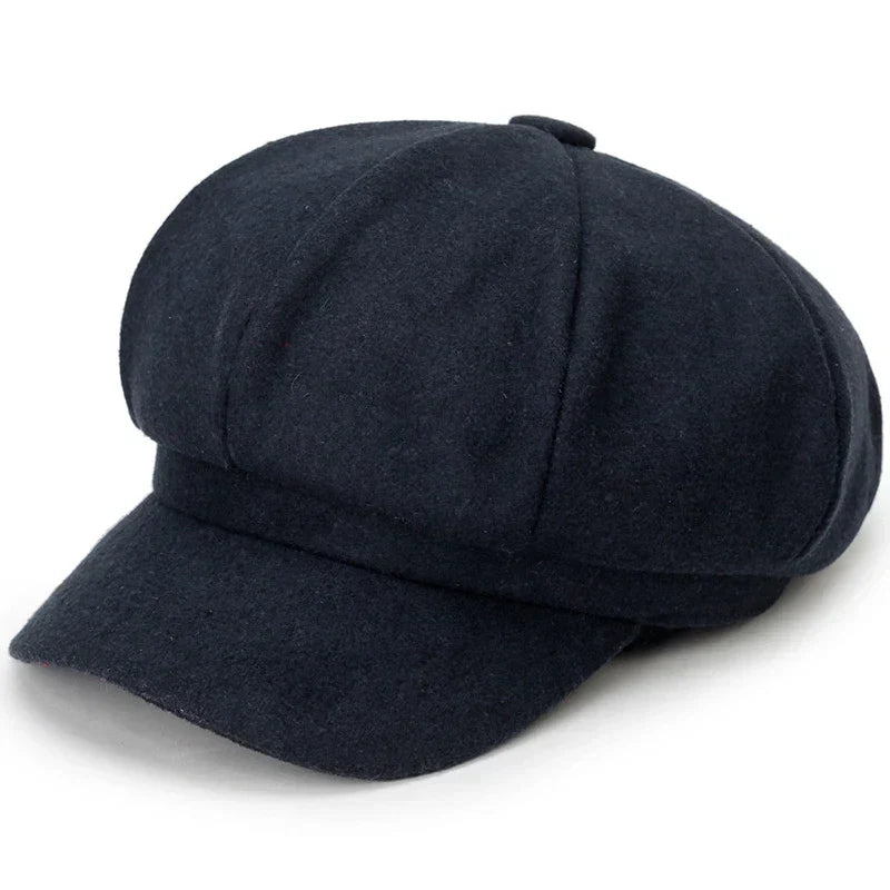 Herren - Baskenmütze - Warme Wollmischung - Trendiges Winteraccessoire für Stilbewusste