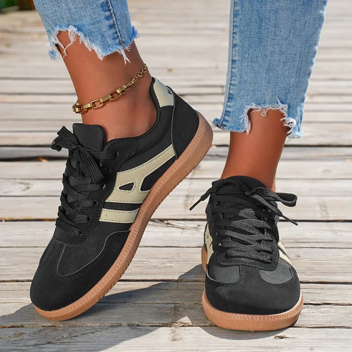 Damen - Bequeme Schuhe - Atmungsaktives Material - Stylisches Design für jeden Anlass