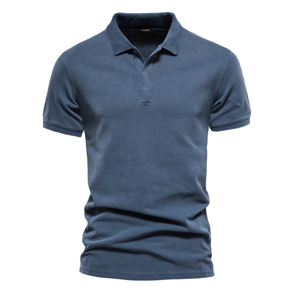 Herren - Kurzarm-Poloshirt - Weiches Material - Bequeme Alltagskleidung für stilvolle Outfits