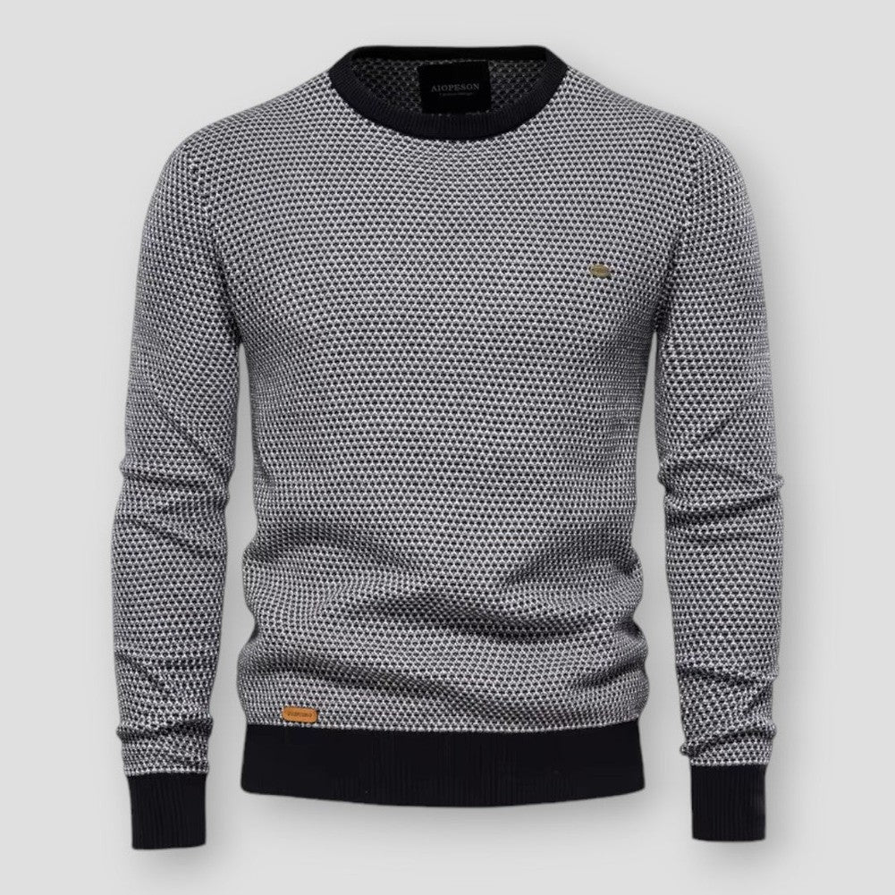 Herren - Pullover - Woll Baumwoll- Stilvoller Winter Look für jeden Anlass
