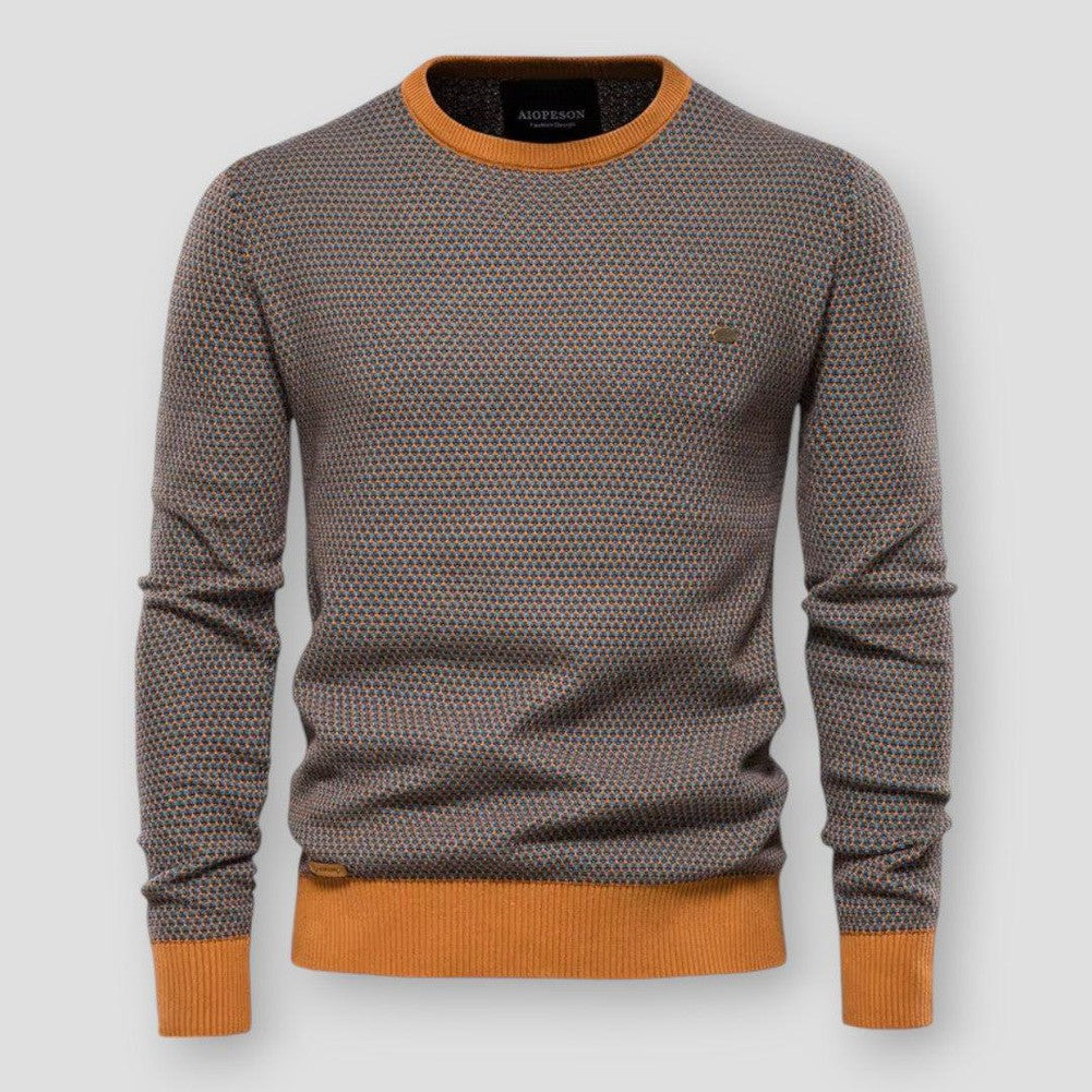 Herren - Pullover - Woll Baumwoll- Stilvoller Winter Look für jeden Anlass