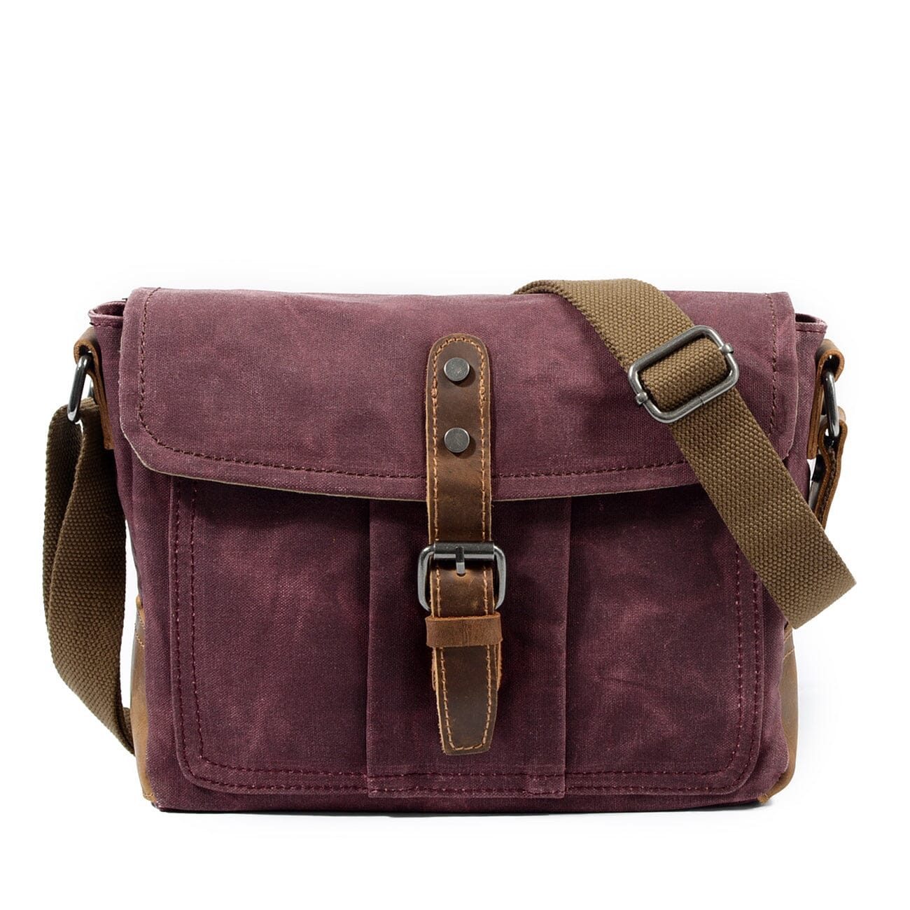 Herren - Kleine Canvas-Messenger-Tasche - Stilvoll, vielseitig & ideal für Alltag und Freizeit