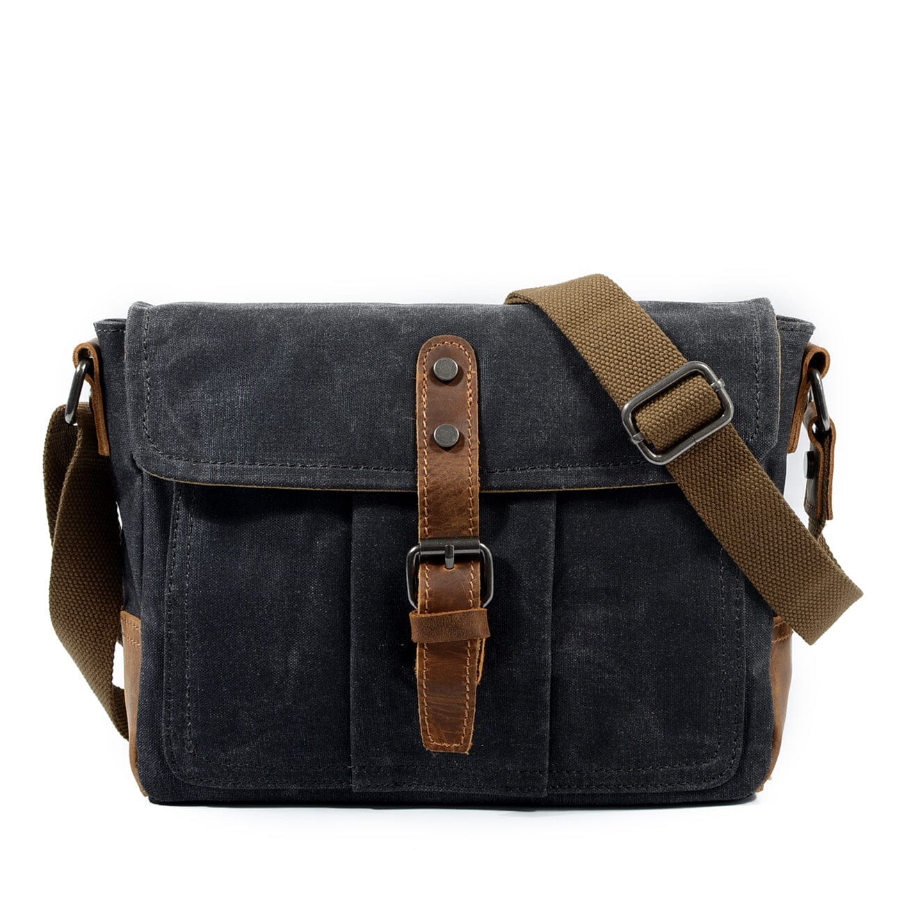 Herren - Kleine Canvas-Messenger-Tasche - Stilvoll, vielseitig & ideal für Alltag und Freizeit