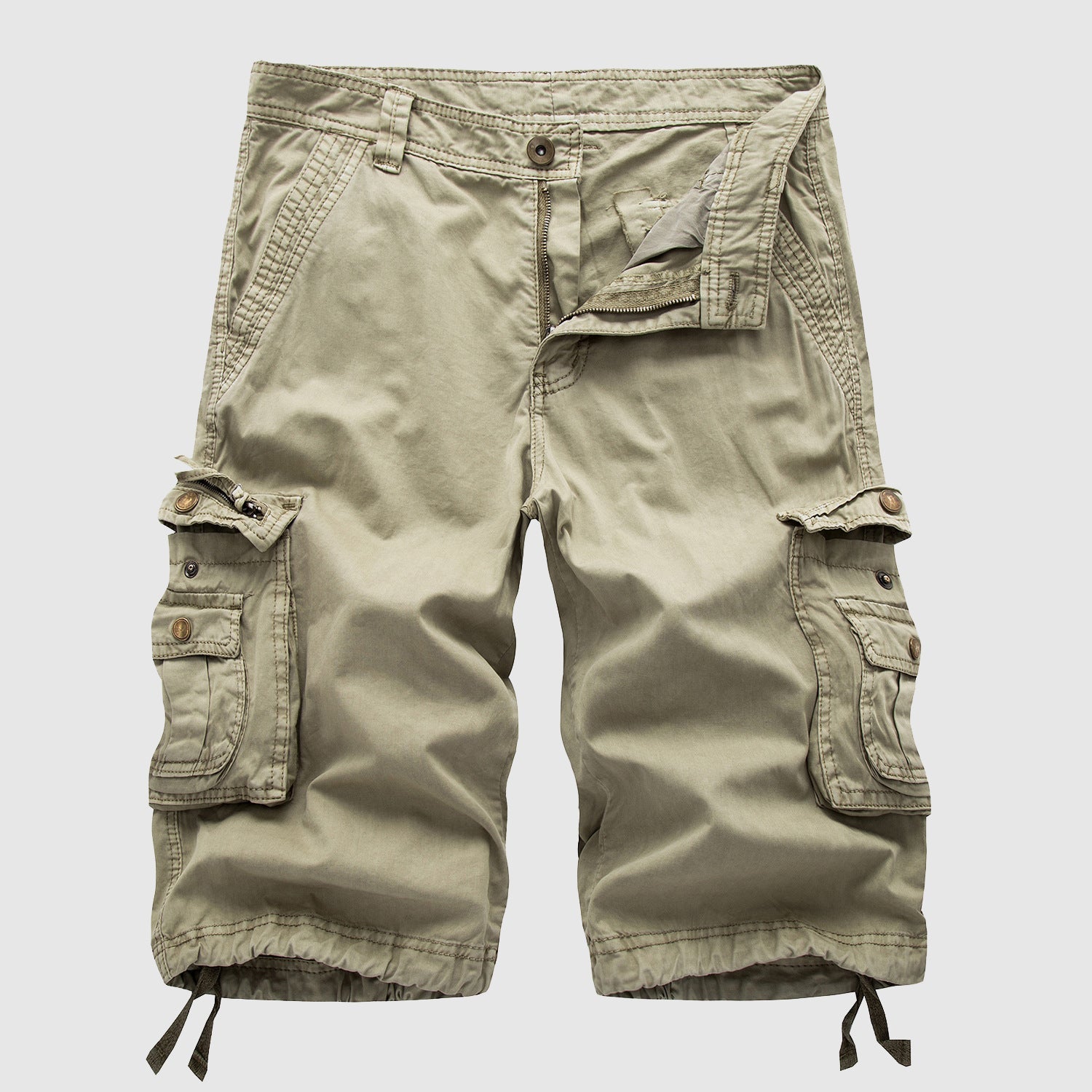 Herren - Cargo Shorts - Atmungsaktivem Material - Lässiger Stil