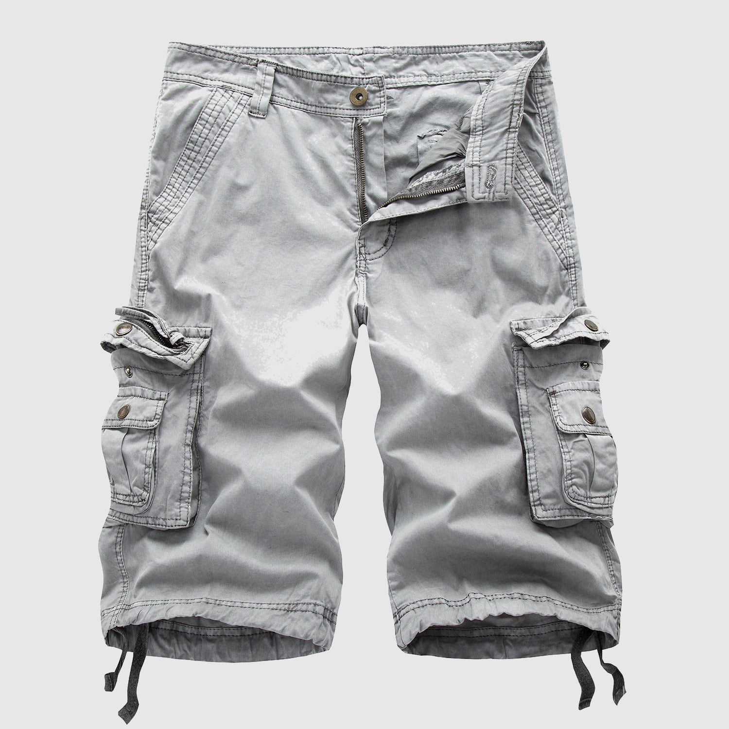 Herren - Cargo Shorts - Atmungsaktivem Material - Lässiger Stil