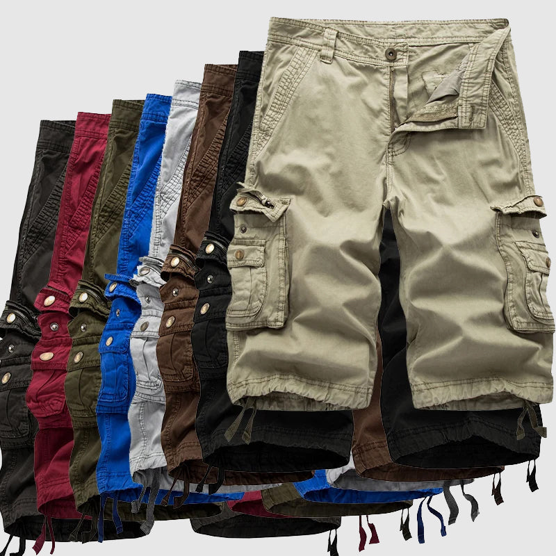 Herren - Cargo Shorts - Atmungsaktivem Material - Lässiger Stil