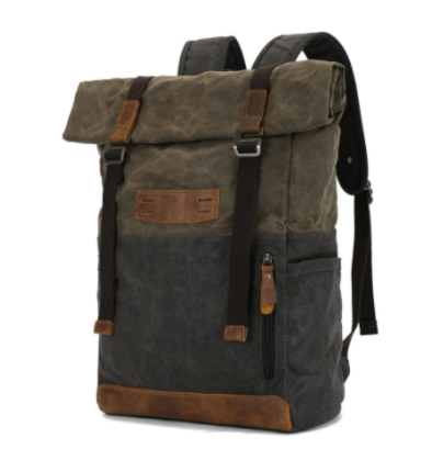 Herren - Tagesrucksack aus Segeltuch - Robustes, vielseitiges Design für Abenteuer und Alltag