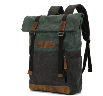 Herren - Tagesrucksack aus Segeltuch - Robustes, vielseitiges Design für Abenteuer und Alltag