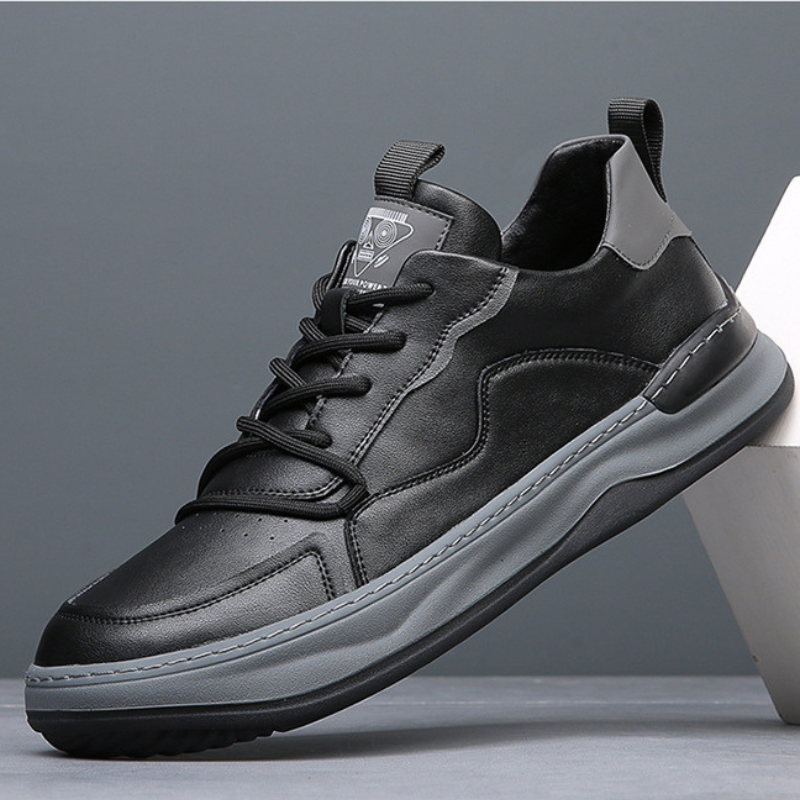 Herren - Turnschuhe - Leder - Low-Top - Stilvolle Freizeitschuhe für jeden Anlass