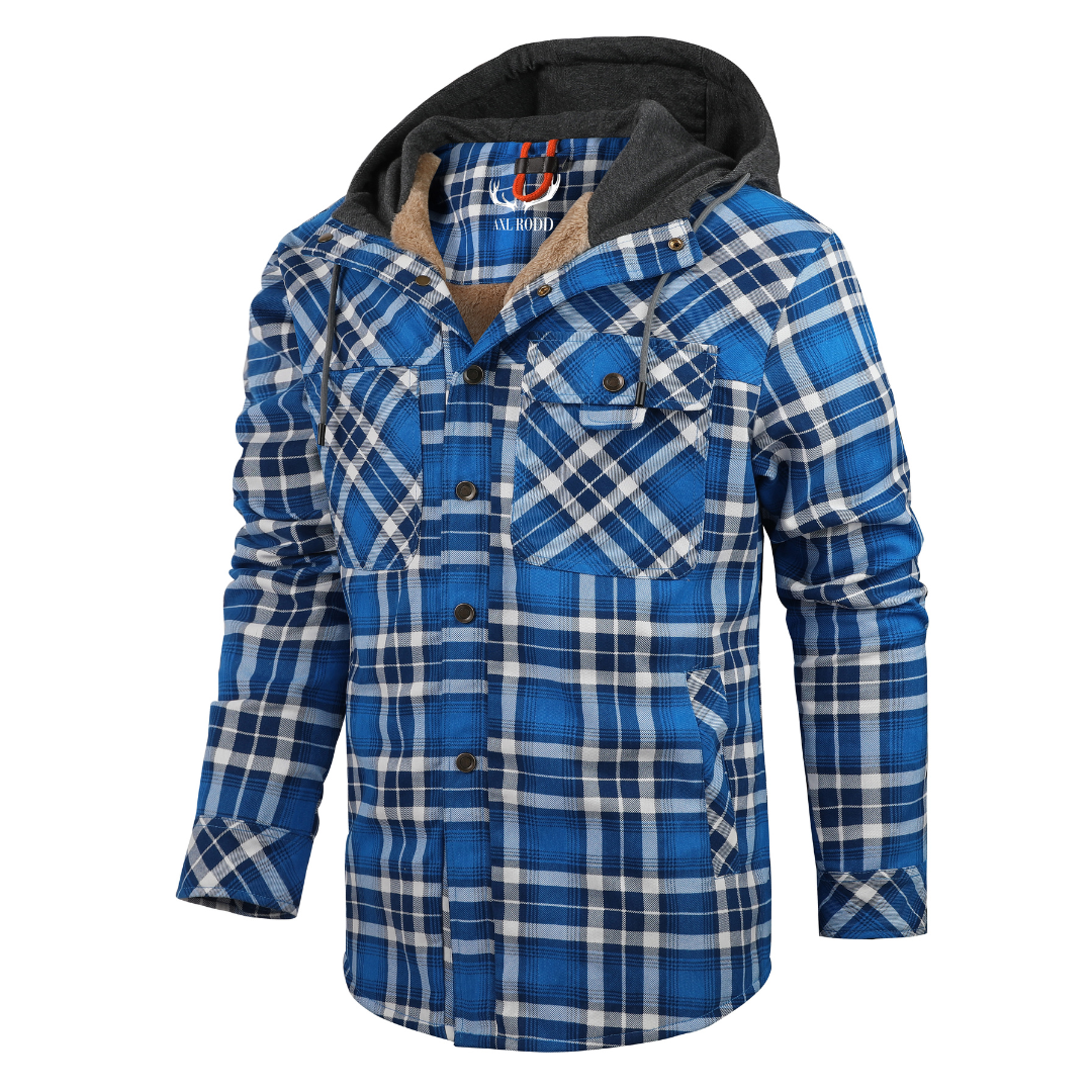 Herren - Holzfäller-Kapuzenpulli - Gemütliches Flanell-Material - Stilvolle Freizeitkleidung für jeden Anlass