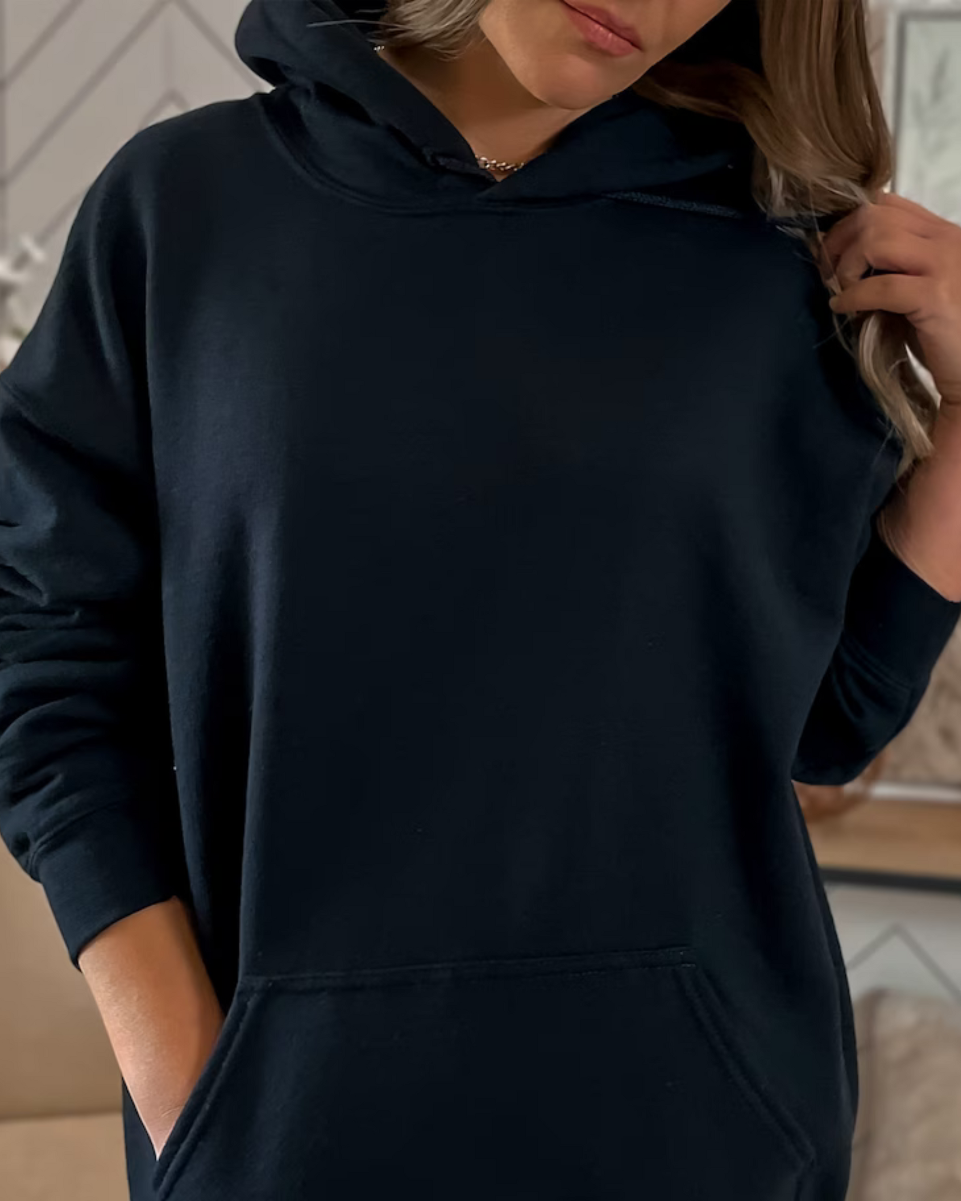 Kyra | Bequemes Kapuzenpulli "Forever chasing sunsets"
