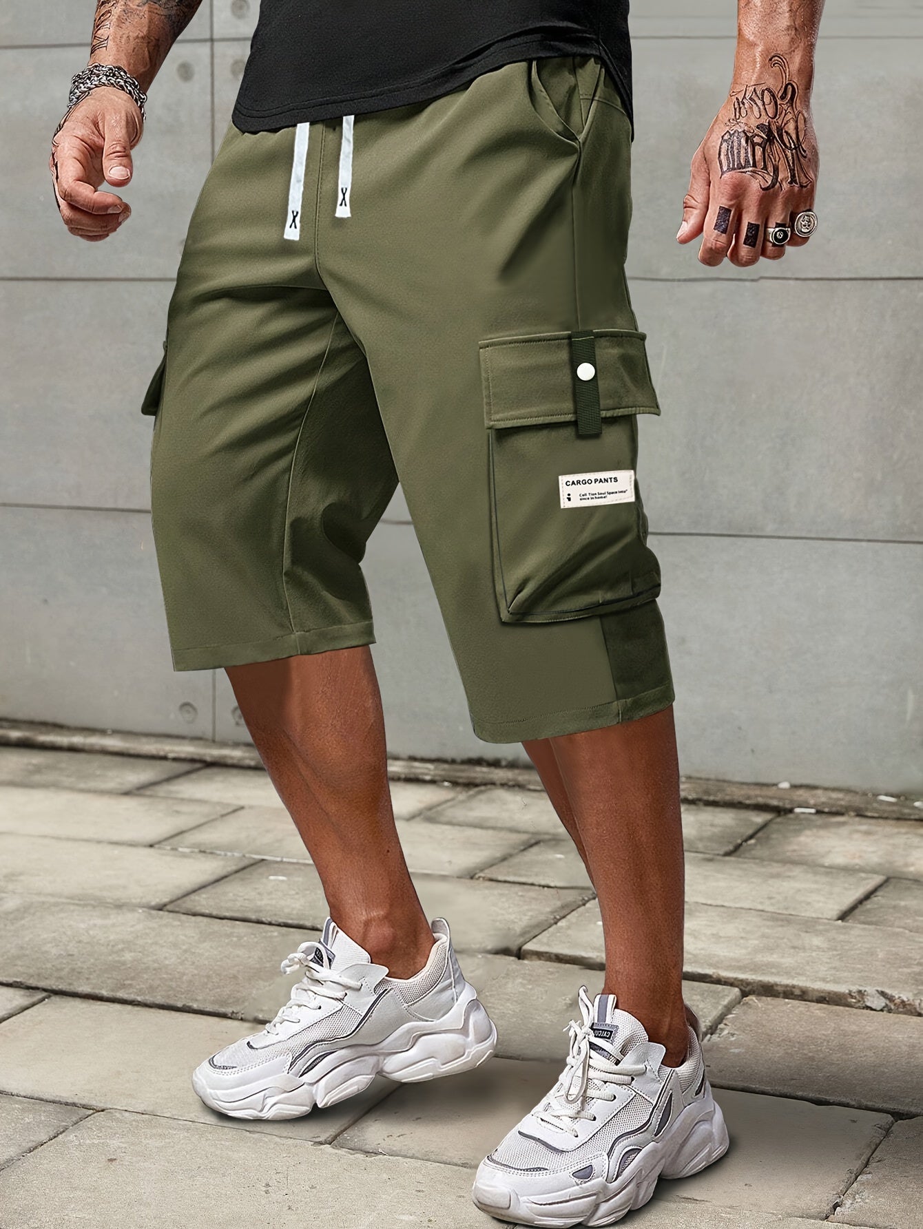 Herren - Cargo Shorts - Bequeme Baumwolle - Lässiges Sommer-Essential für Stil und Komfort