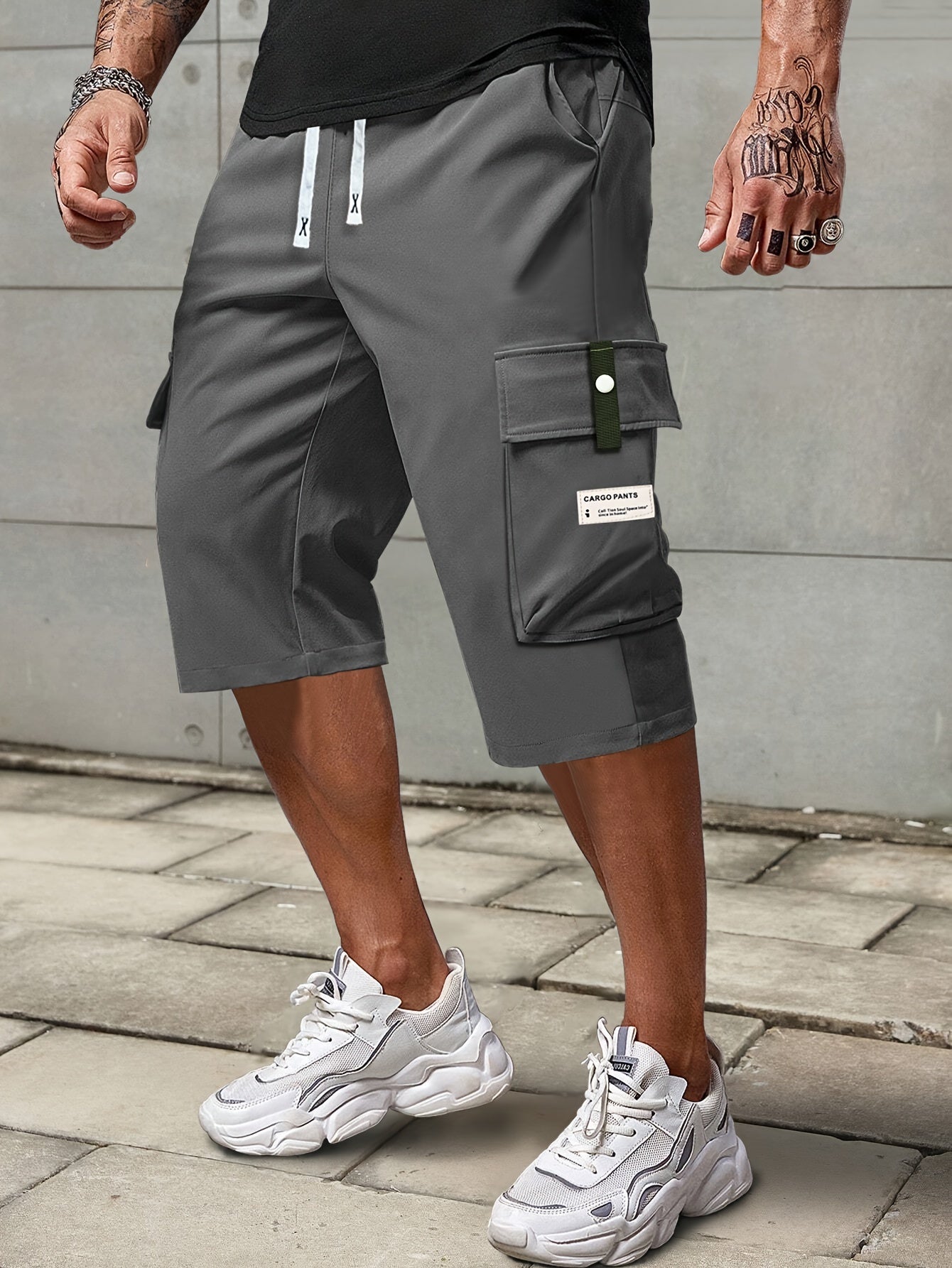 Herren - Cargo Shorts - Bequeme Baumwolle - Lässiges Sommer-Essential für Stil und Komfort