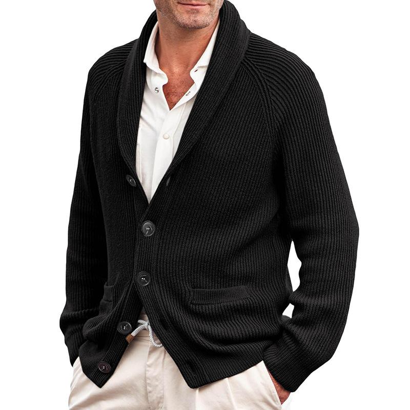 Herren - Vintage-Strickjacke - kuschelige Wollmischung - Ultimativen Komfort - Stilvoll und Warm