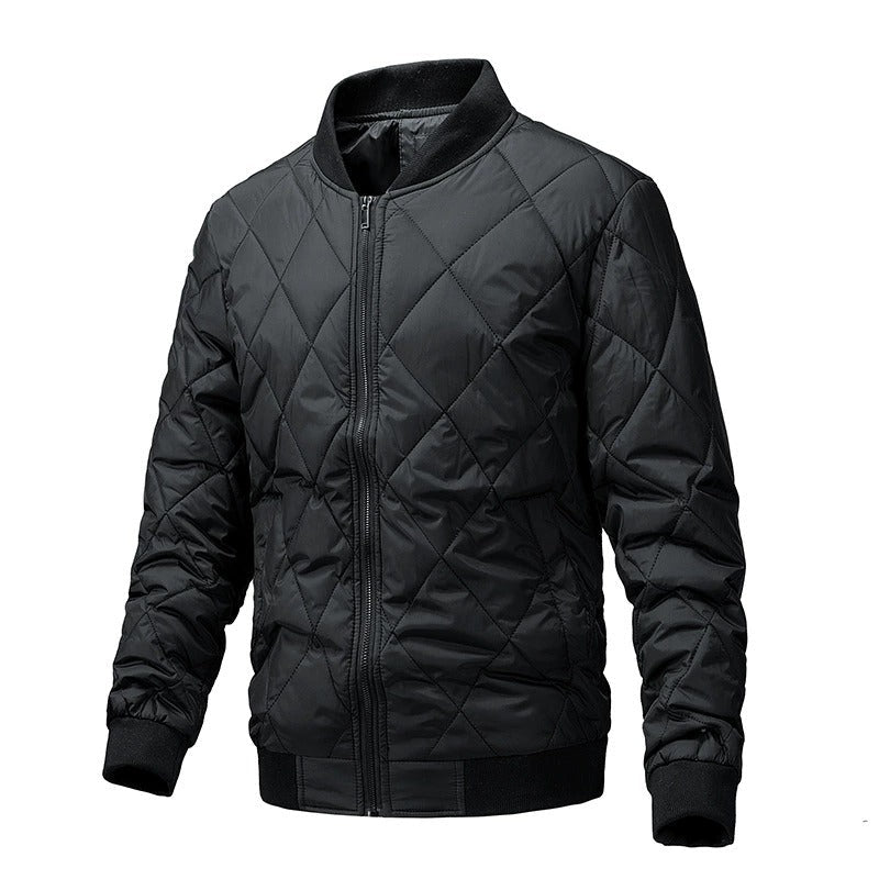 Herren - Leichte gesteppte Bomberjacke - Polyester - Oberbekleidung für lässigen Komfort
