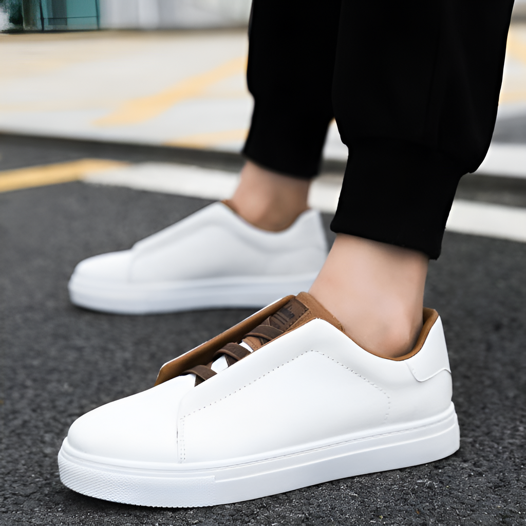 Herren - Slip-On Sneaker - Leichte Material - Gepolsterte Einlegesohle - Ideal für Freizeitaktivitäten